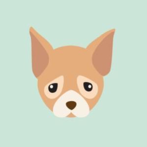 Welpe Grafik bearbeitet