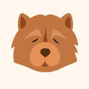dicker Hund Grafik bearbeiitet